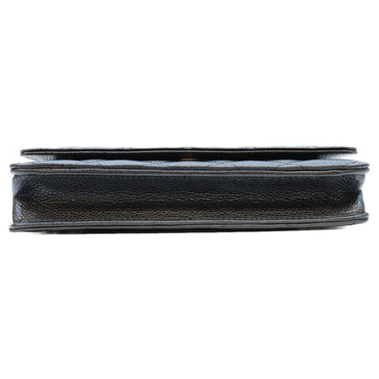 Chanel Black Tamless Classic Caviar Chain Wallet Shoulder Bag — view 5