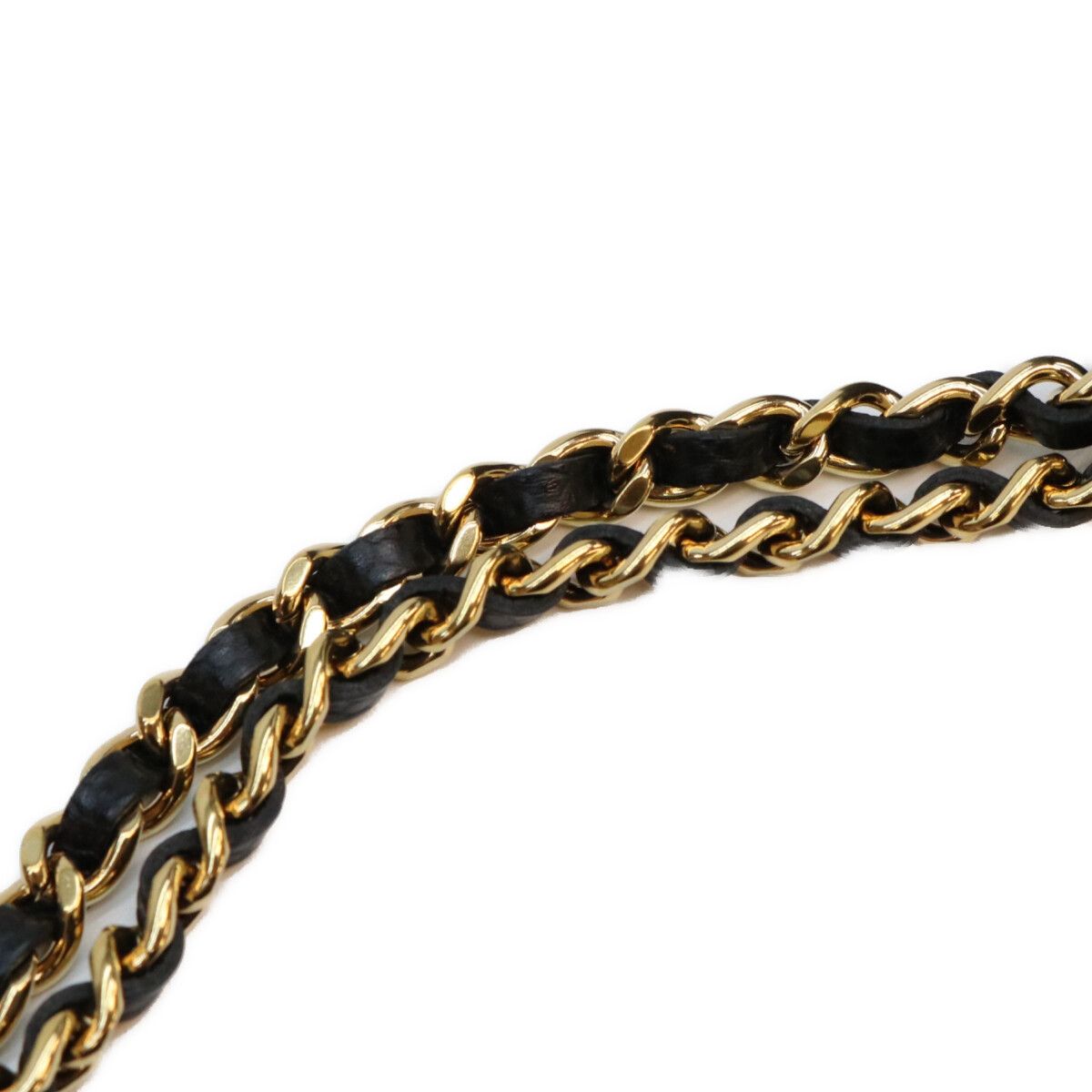 Chanel Black Tamless Classic Caviar Chain Wallet Shoulder Bag — view 7