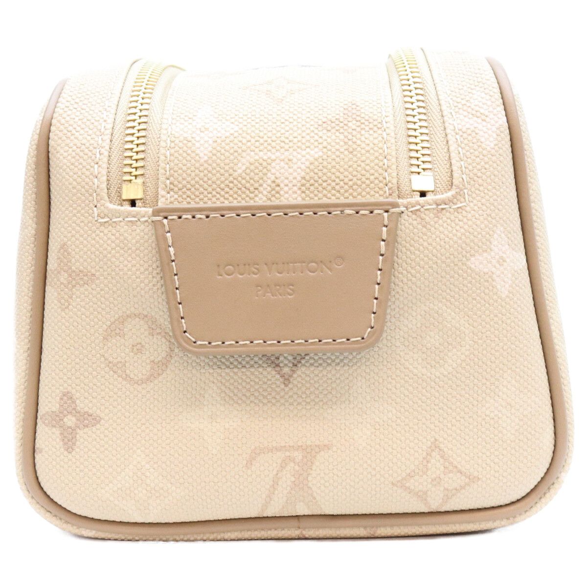 Louis Vuitton Monogram Surplus Canvas Sand Beige Dopp Kit Handbag — view 2