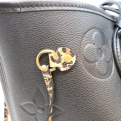 Louis Vuitton Empreinte Black Leopard Wild at Heart Neverfull MM Tote Bag — view 6