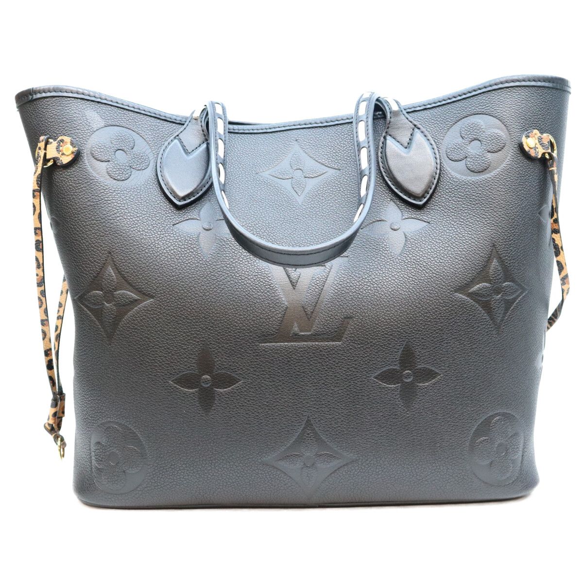 Louis Vuitton Empreinte Black Leopard Wild at Heart Neverfull MM Tote Bag — view 3