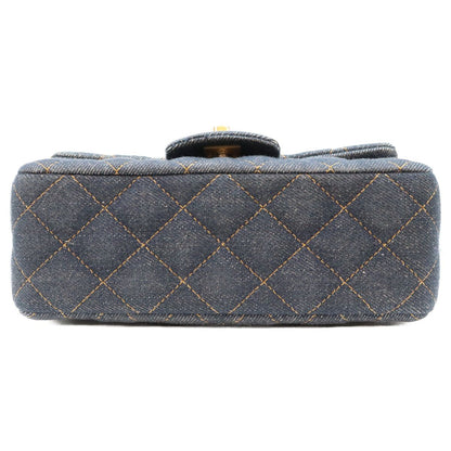 Chanel Indigo Denim Mini Quilted 20 Shoulder Bag — view 5
