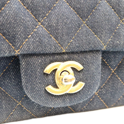 Chanel Indigo Denim Mini Quilted 20 Shoulder Bag — view 6