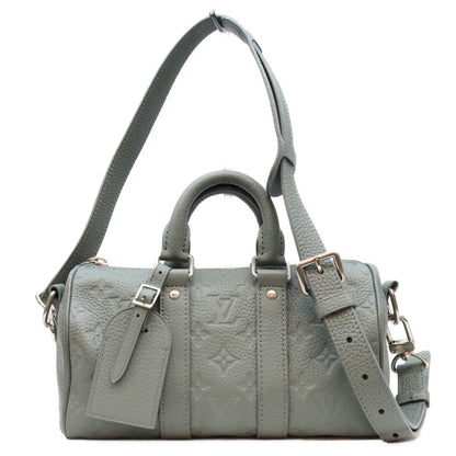 Louis Vuitton Taurillon Leather Misty Lakegreen Keepall Bandouliere 25 Boston