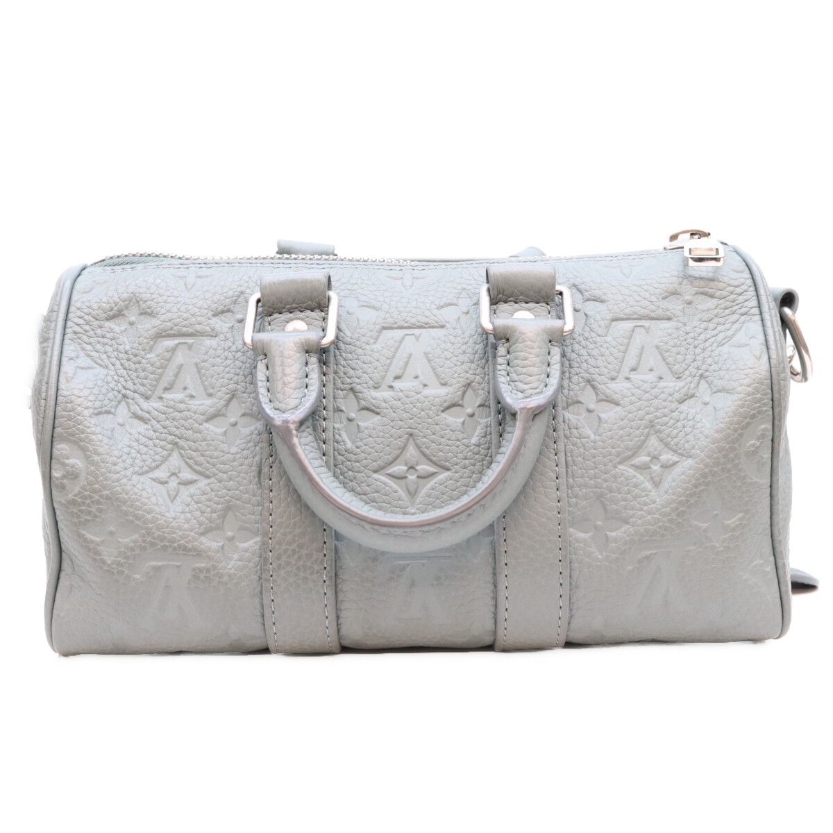 Louis Vuitton Taurillon Leather Misty Lakegreen Keepall Bandouliere 25 Boston — view 3