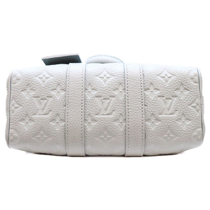 Louis Vuitton Taurillon Leather Misty Lakegreen Keepall Bandouliere 25 Boston — view 5