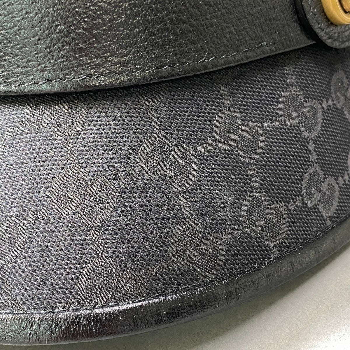 Gucci GG Canvas Fedora Bucket Hat 59 Black Hat — view 7