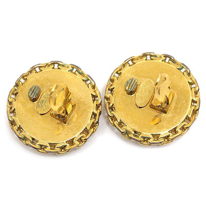 Chanel CC Logo Earrings Vintage Gold — view 2