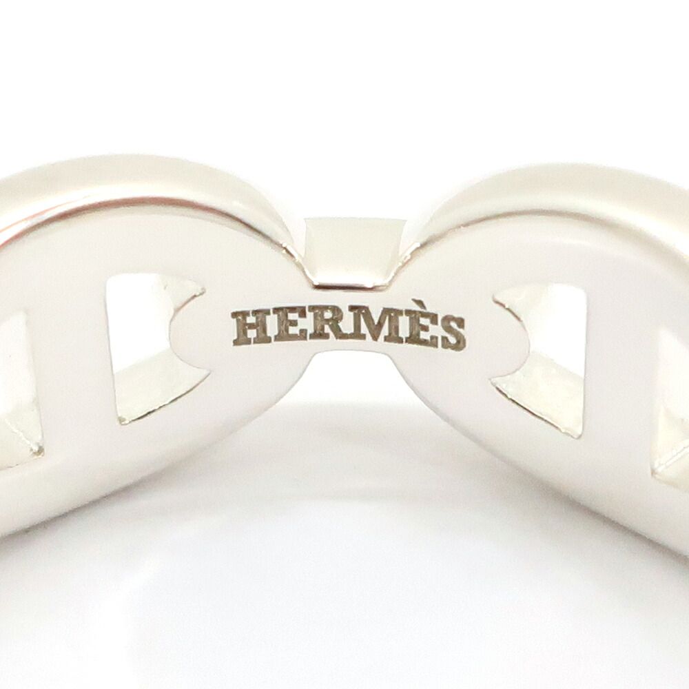 Hermes Chaine D'ancre Enchainee Ring PM 53 Small Silver — view 4