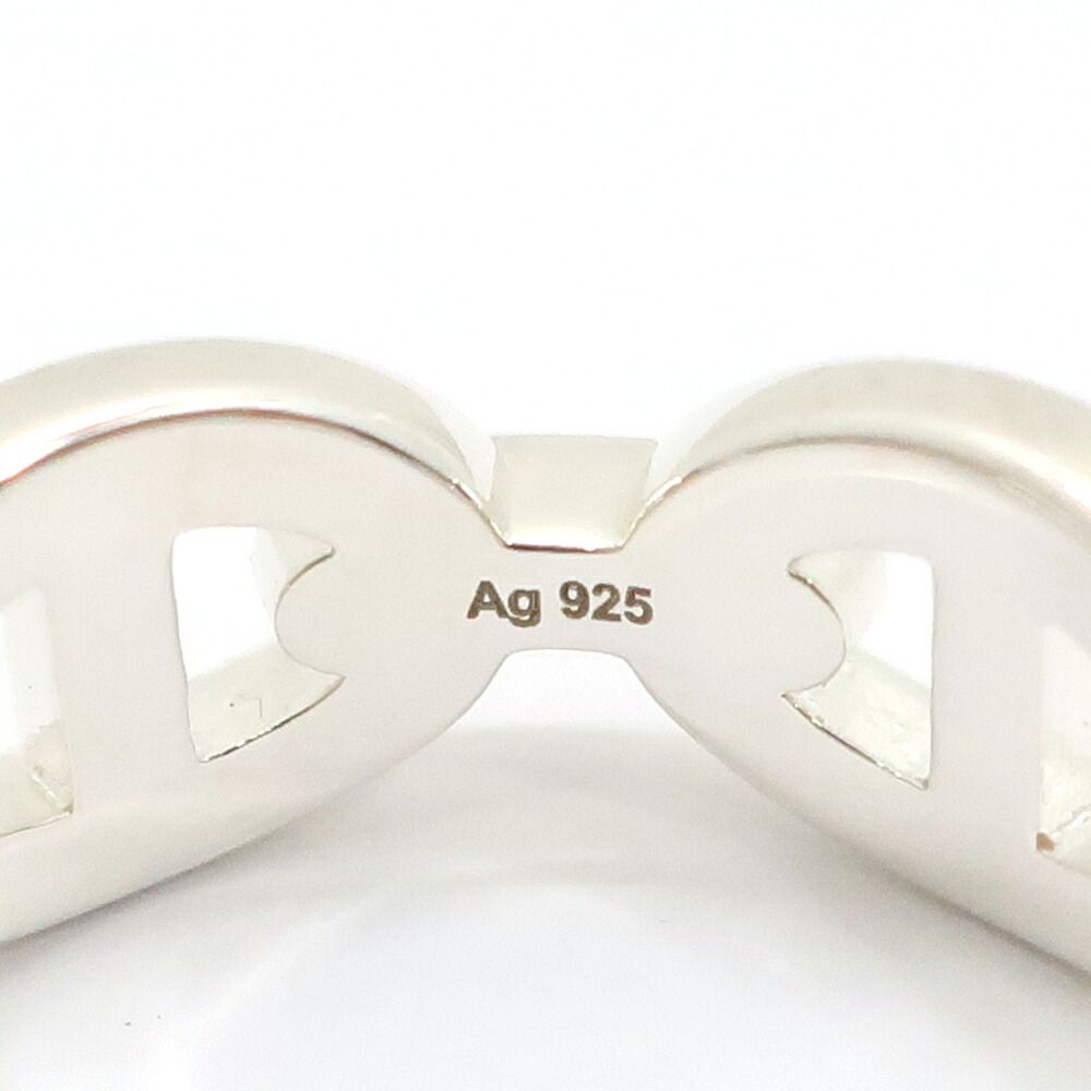 Hermes Chaine D'ancre Enchainee Ring PM 53 Small Silver — view 5