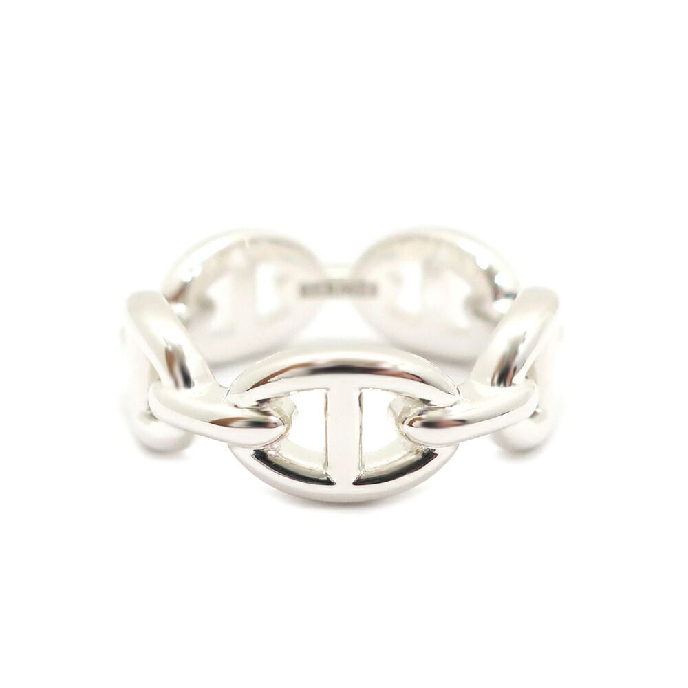 Hermes Chaine D'ancre Enchainee Ring PM 53 Small Silver