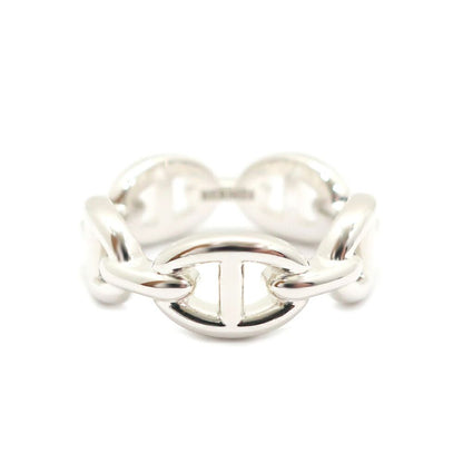 Hermes Chaine D'ancre Enchainee Ring PM 53 Small Silver