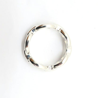 Hermes Chaine D'ancre Enchainee Ring PM 53 Small Silver — view 3