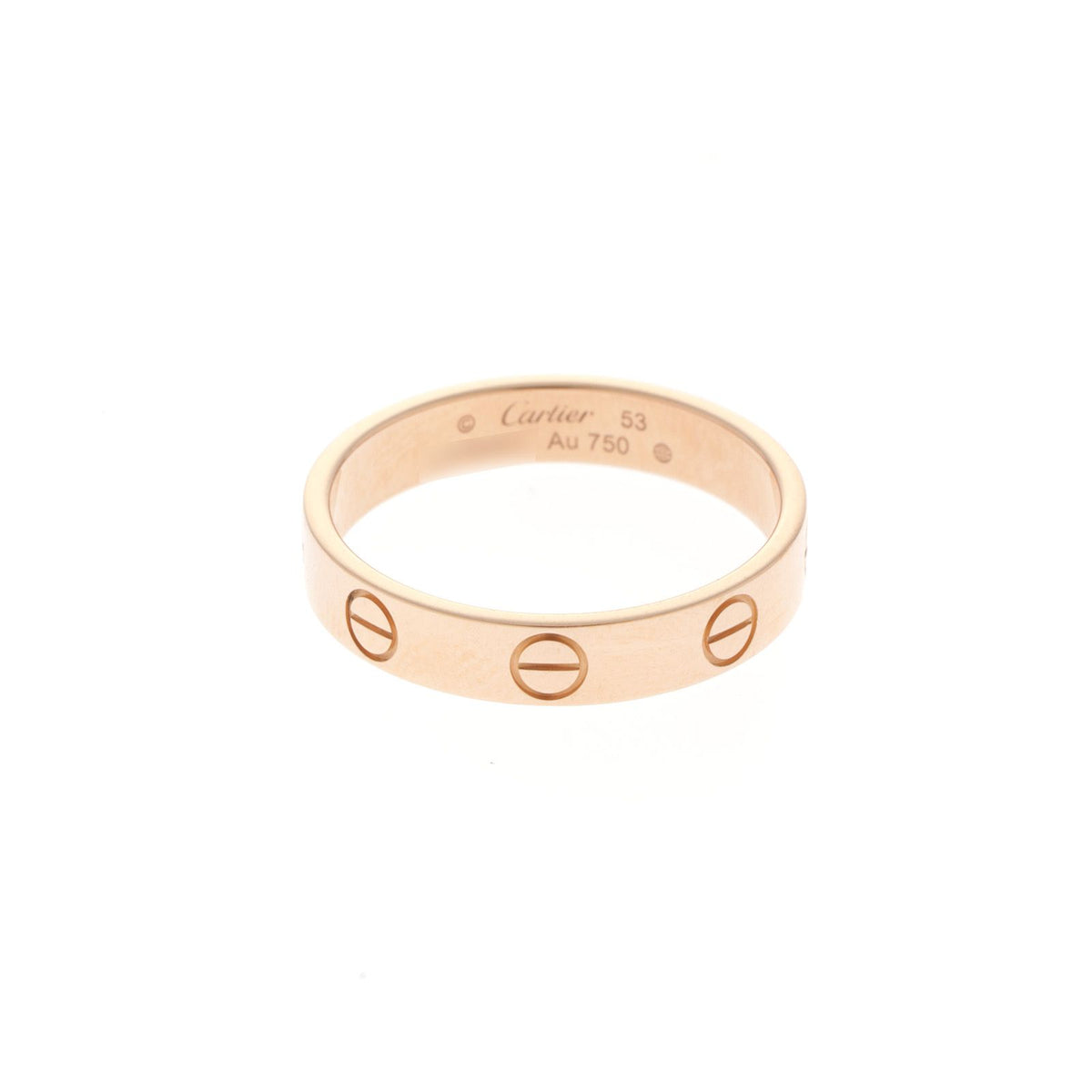 Cartier Mini Love PG 53 Ring 18k Pink Gold 18k