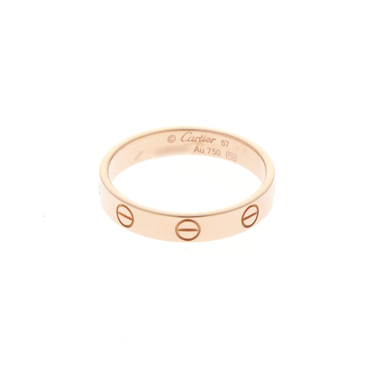 Cartier Mini Love PG 57 Ring 18k Pink Gold 18k