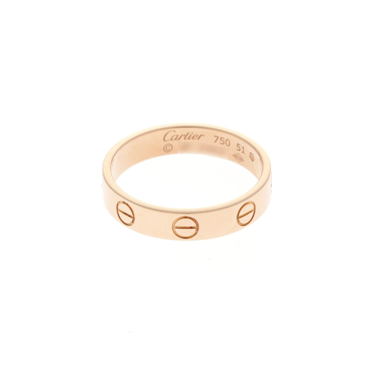 Cartier Mini Love PG 51 Ring 18k Pink Gold 18k