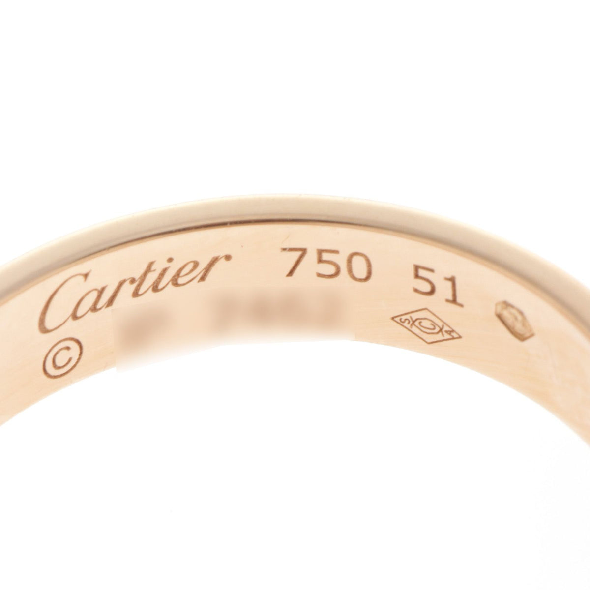 Cartier Mini Love PG 51 Ring 18k Pink Gold 18k — view 3