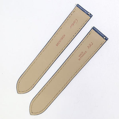 Cartier Leather Strap Blue Color 18 Watch — view 3