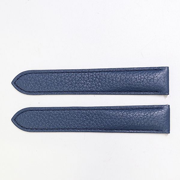 Cartier Leather Strap Blue Color 18 Watch — view 2