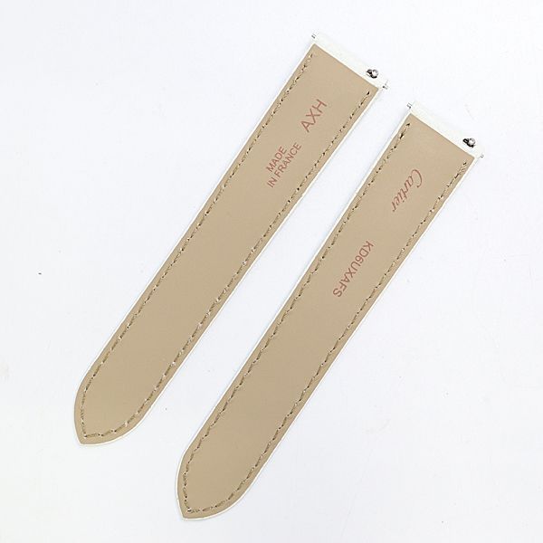 Cartier Leather Strap White Color 18 Watch — view 3