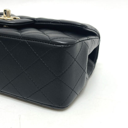Chanel Handbag Quilted 20 Top Handle Lambskin Black — view 6