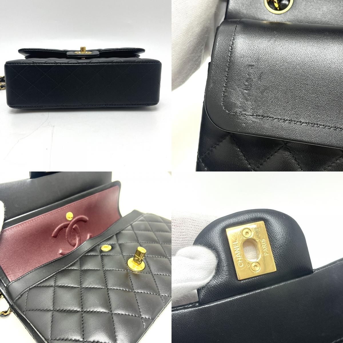 Chanel Shoulder Bag Quilted 23 Lambskin Black — view 7