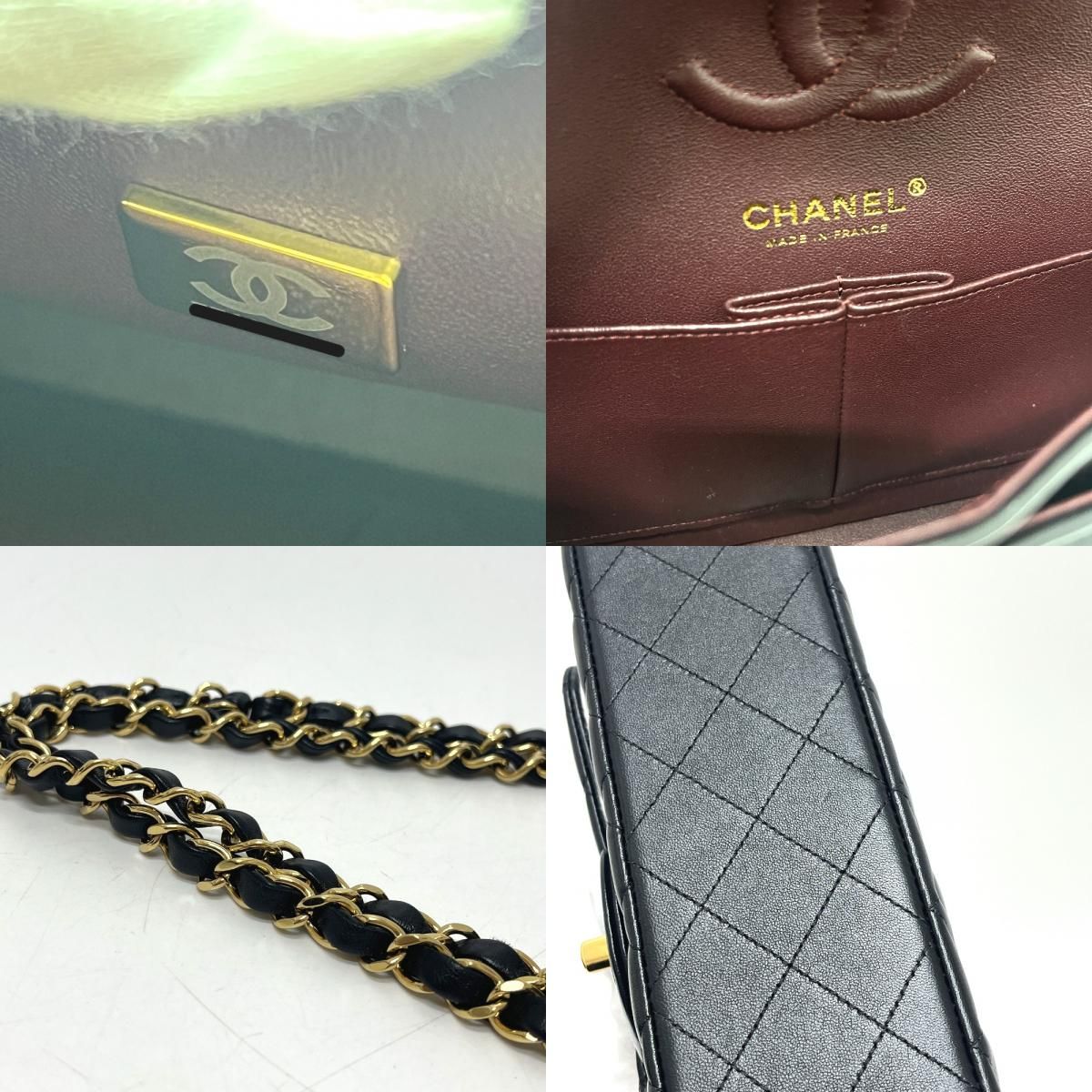 Chanel Shoulder Bag Quilted 23 Lambskin Black — view 8