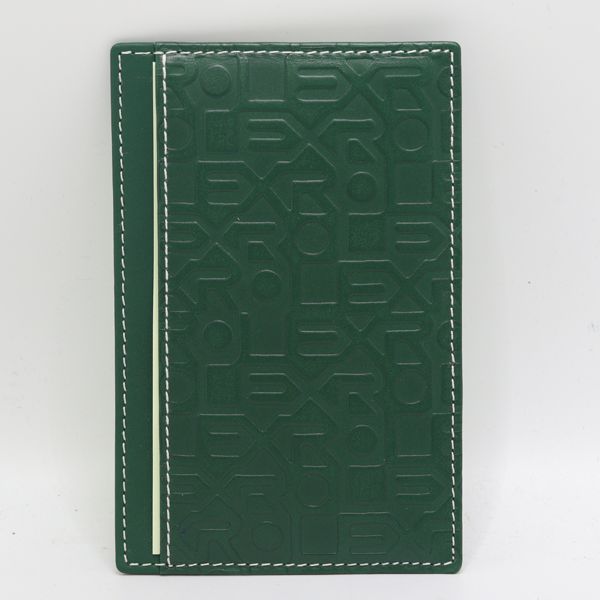 Rolex Card Case Memo Pad Brown Color — view 2