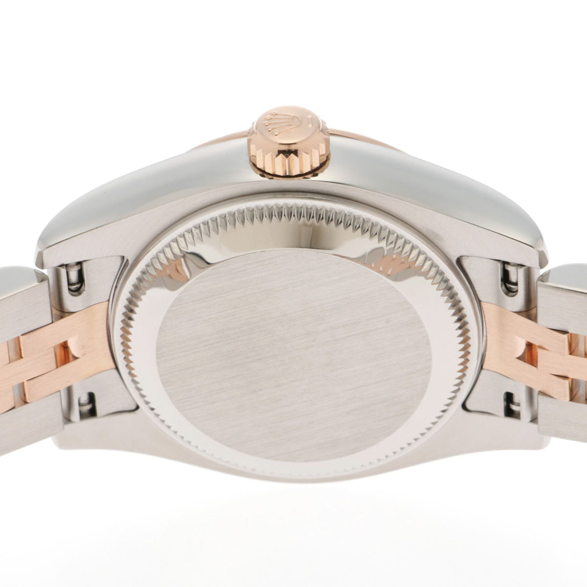Rolex Datejust 26 Watch Stainless Steel 18k Pink Gold Diamond Silver Jubilee — view 7