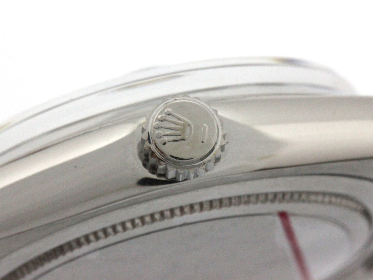 Rolex Oyster Date 34 Caliber Watch Stainless Steel Tritium Silver Dial Manual — view 7