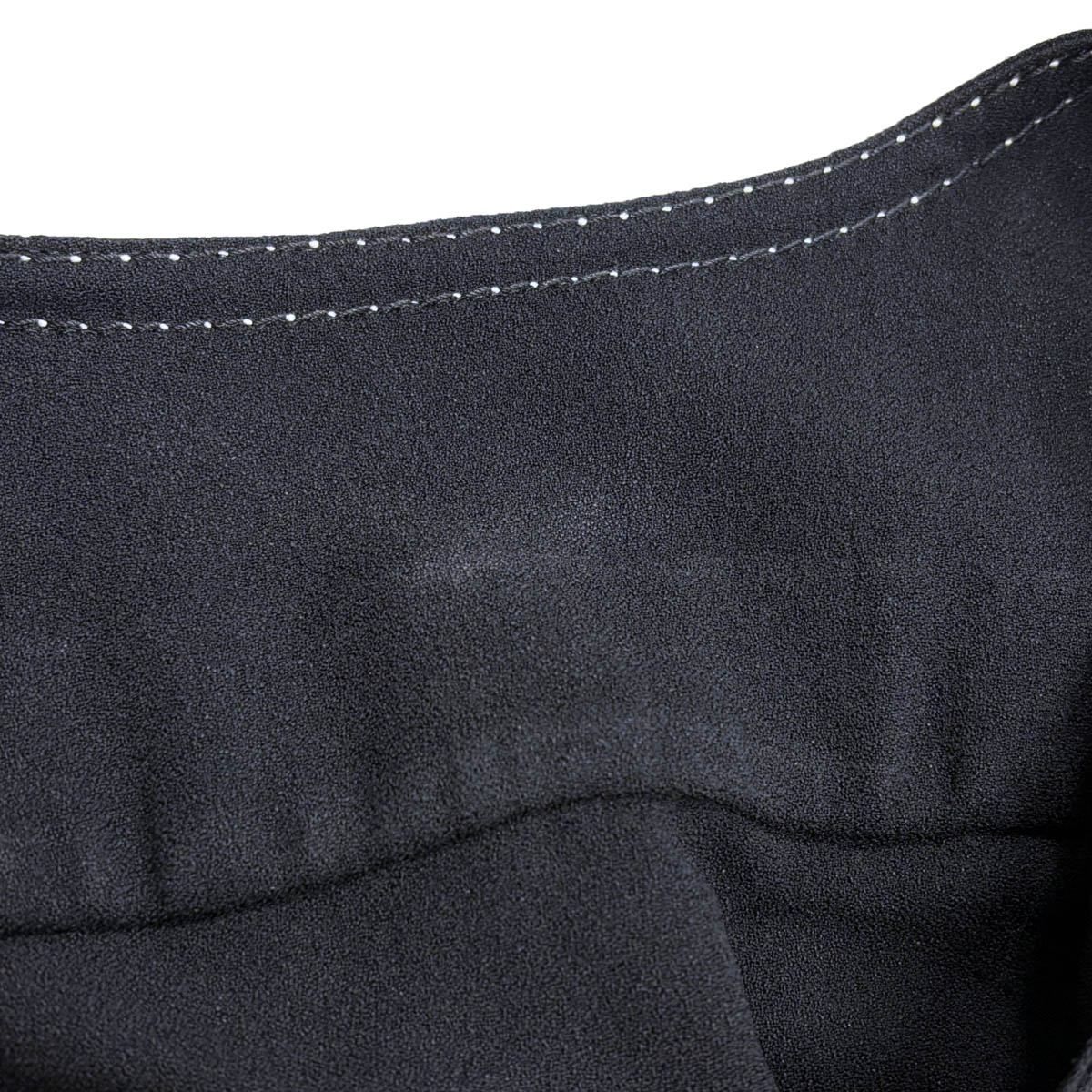 Prada Sleeveless Stitch Design Dress Black — view 4