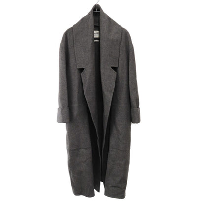 Hermes Cashmere Coat Gray 34