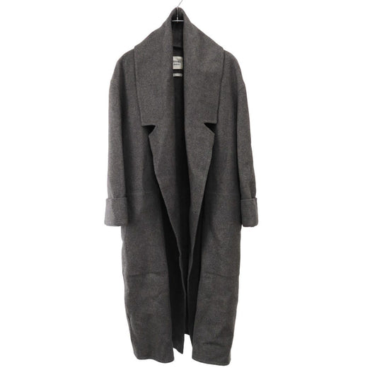 Hermes Cashmere Coat Gray 34