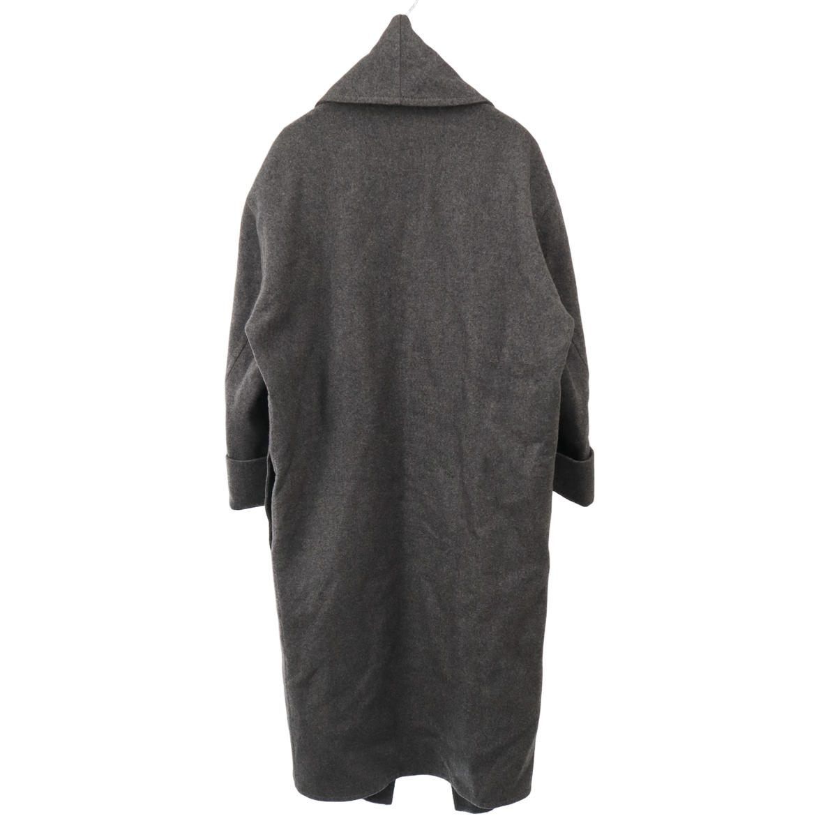 Hermes Cashmere Coat Gray 34 — view 2