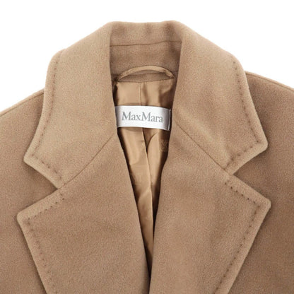 Max Mara Wool Cashmere Belted Coat Camel Brown 34 — view 4