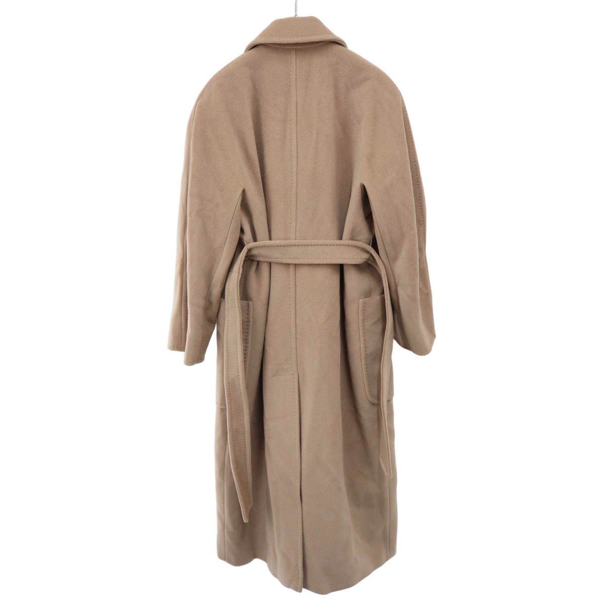 Max Mara Wool Cashmere Belted Coat Camel Brown 34 — view 2