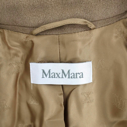 Max Mara Wool Cashmere Belted Coat Camel Brown 34 — view 3