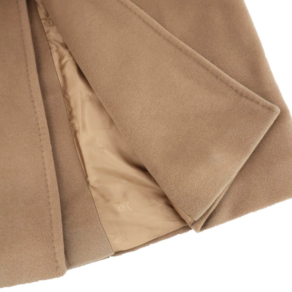 Max Mara Wool Cashmere Belted Coat Camel Brown 34 — view 6