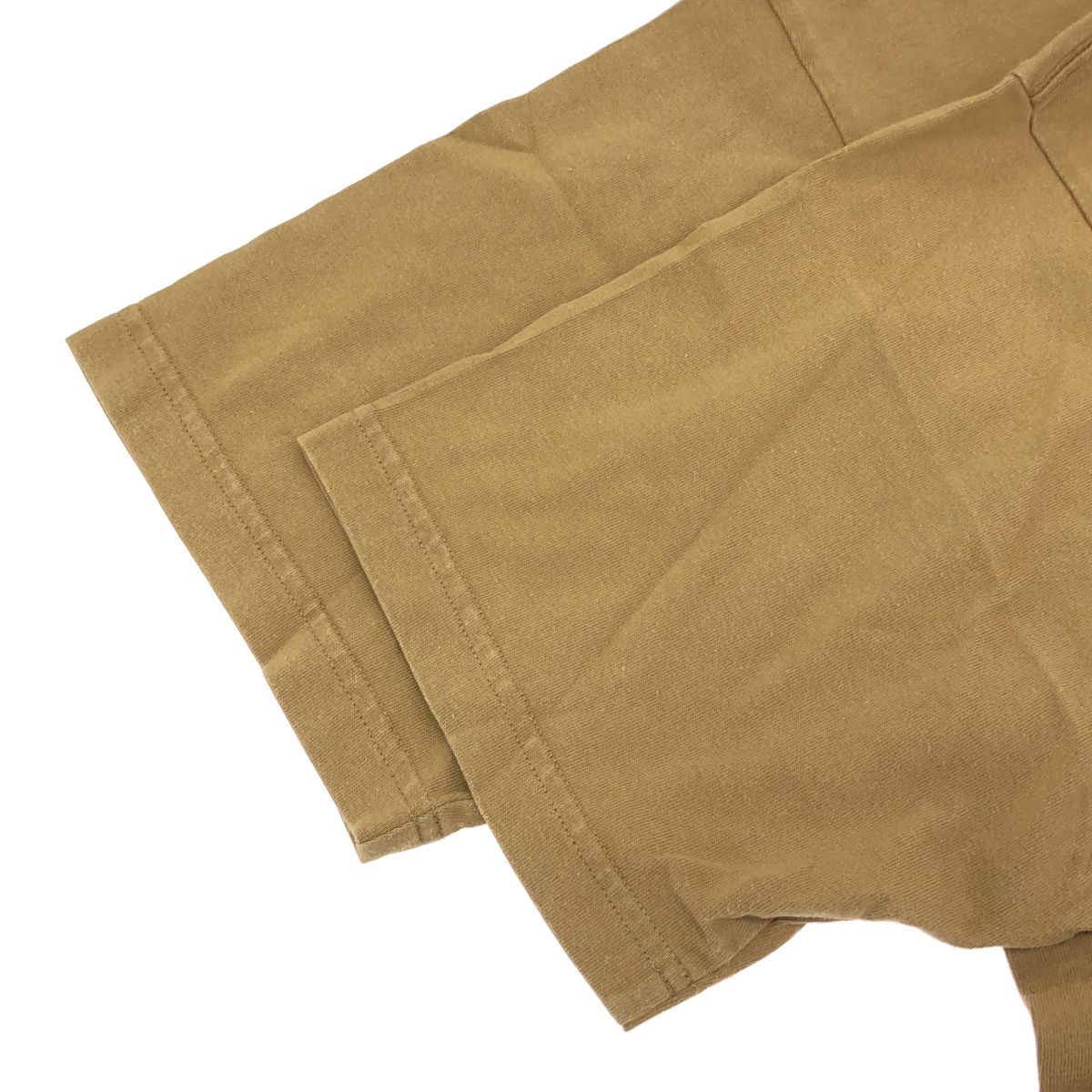 Balenciaga Logo Print T-Shirt Camel Brown XS — view 4