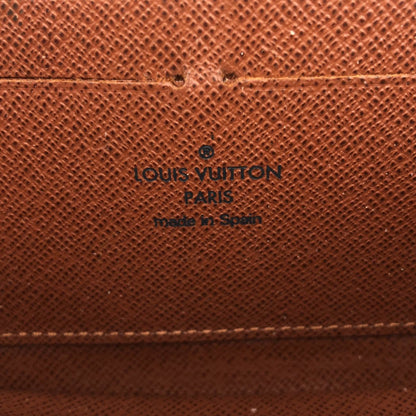 Louis Vuitton Monogram Zippy Wallet Brown — view 3