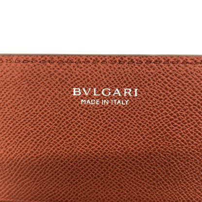 Bvlgari Leather Card Case Greige — view 3