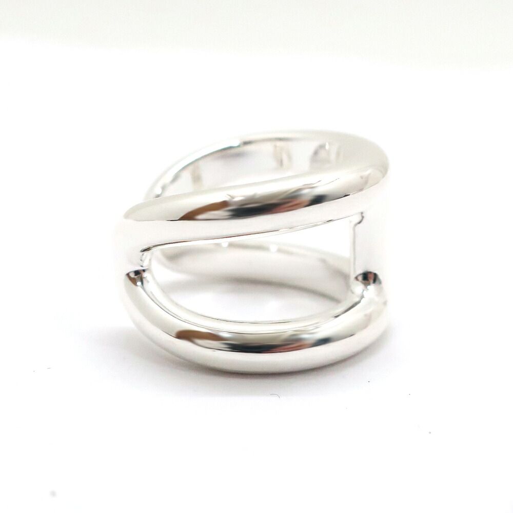 Hermes Osmose Ring GM Large 57 Silver — view 3