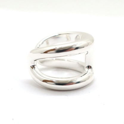 Hermes Osmose Ring GM Large 57 Silver — view 3