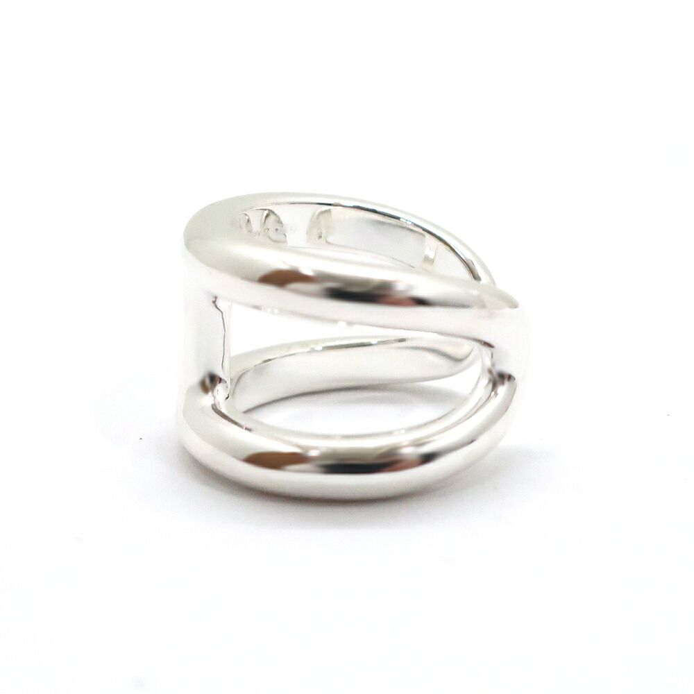 Hermes Osmose Ring GM Large 57 Silver — view 4