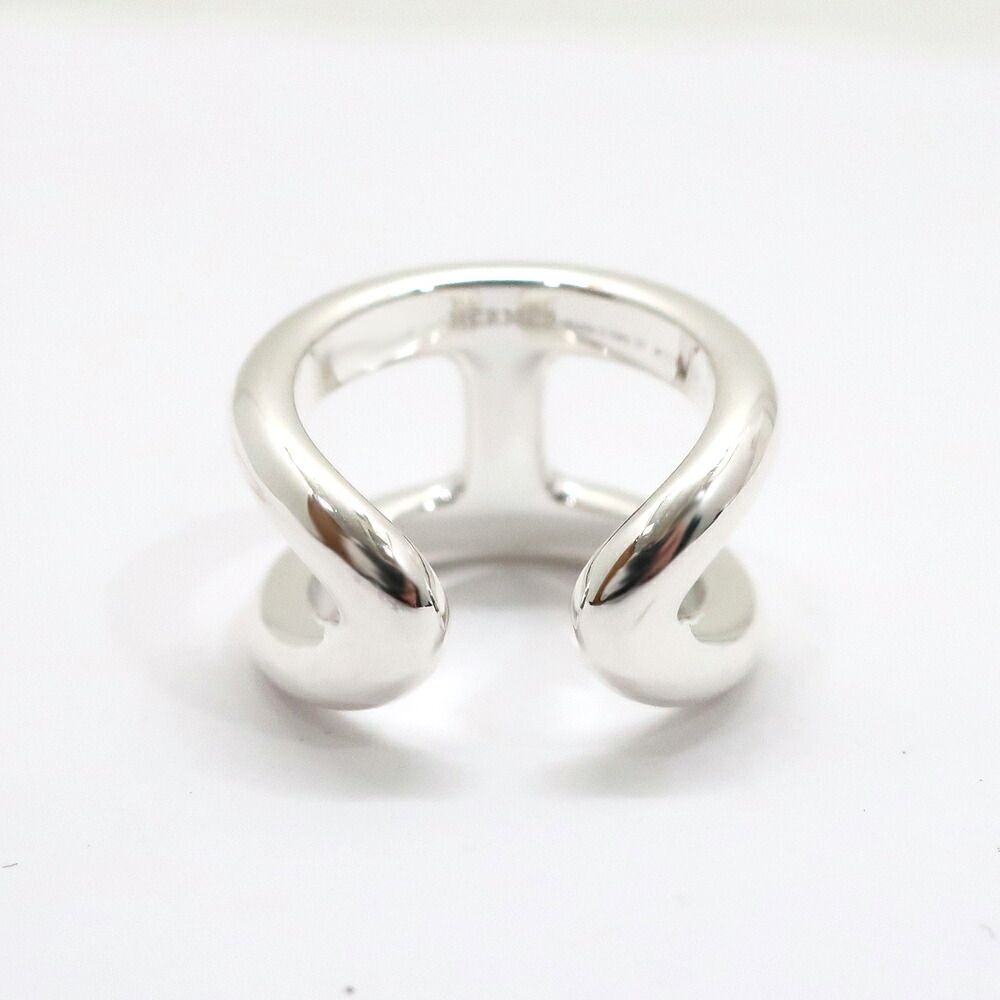 Hermes Osmose Ring GM Large 57 Silver — view 2