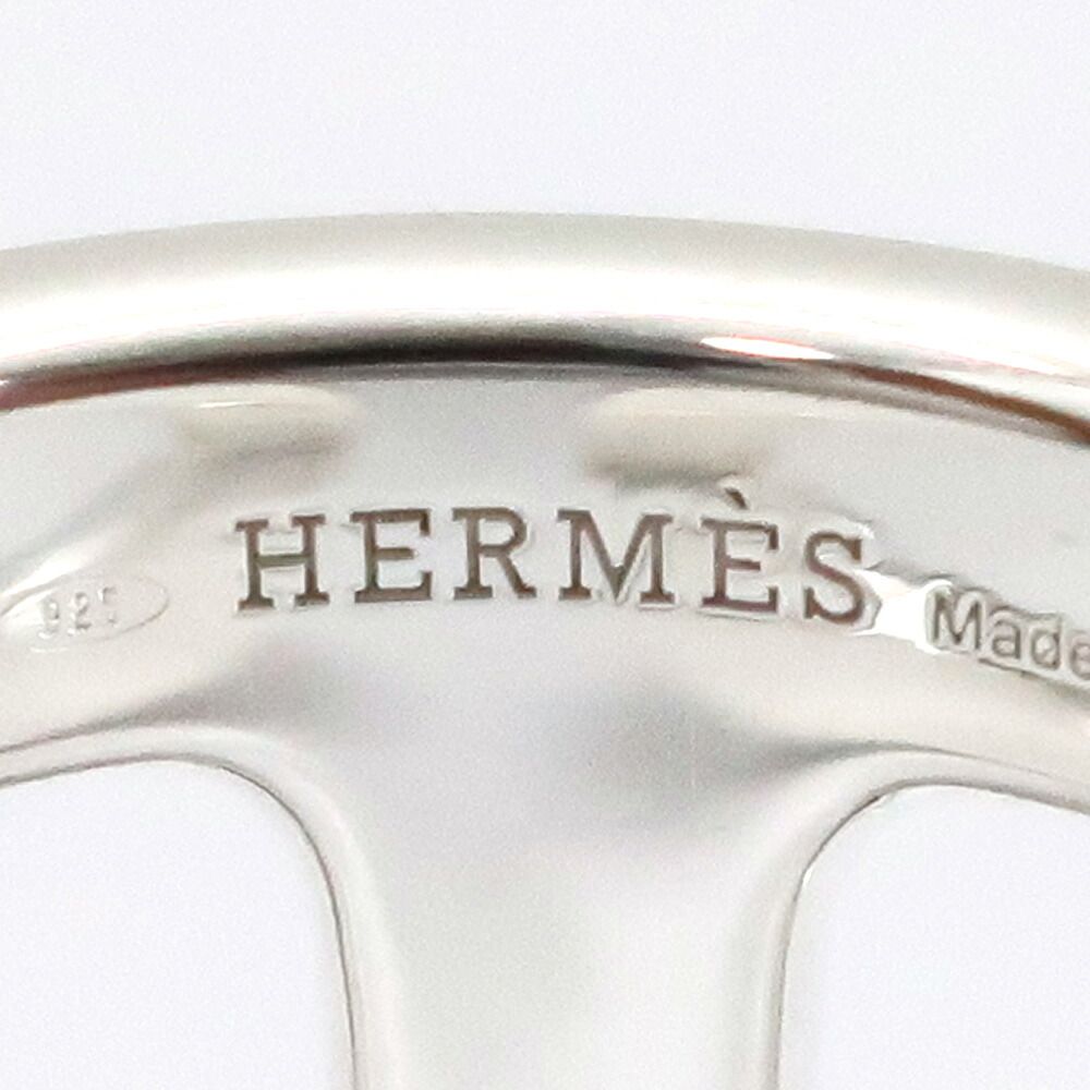 Hermes Osmose Ring GM Large 57 Silver — view 6