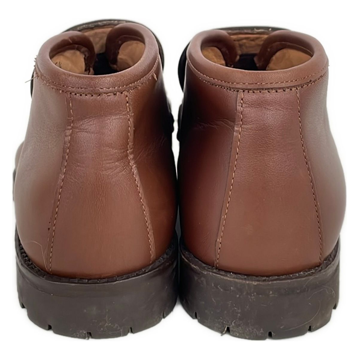 Gucci Short Boots Horsebit Moccasins Dark Brown Leather — view 3