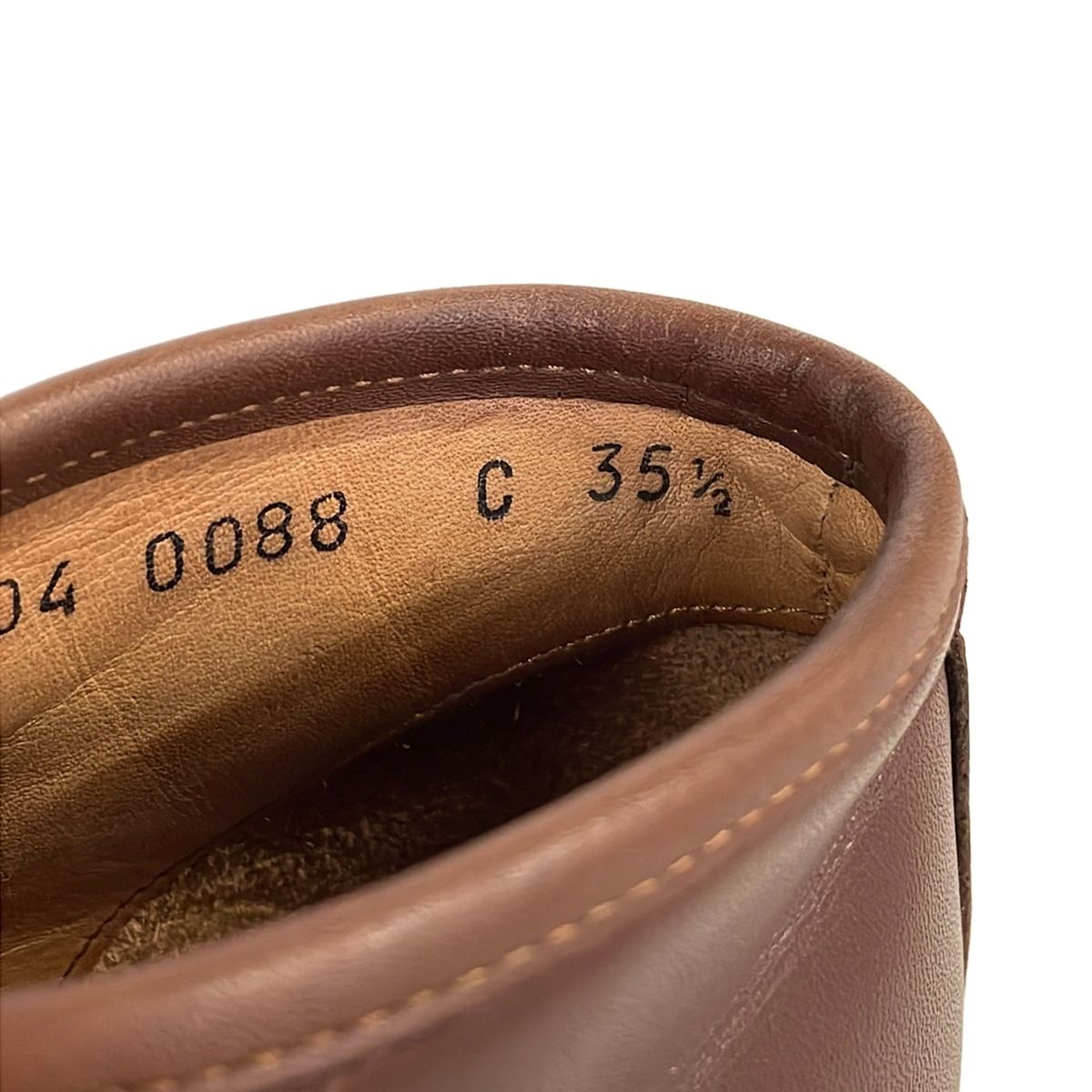 Gucci Short Boots Horsebit Moccasins Dark Brown Leather — view 6