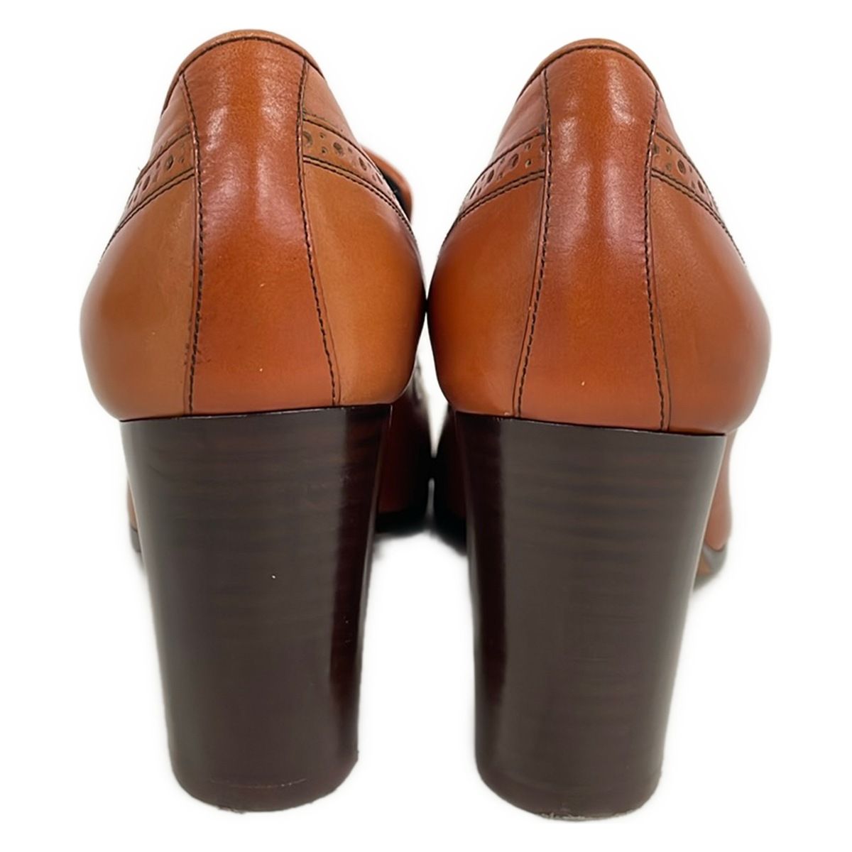 Celine Pumps Light Brown Peep Toe Phoebe Philo Era Leather Heels — view 3