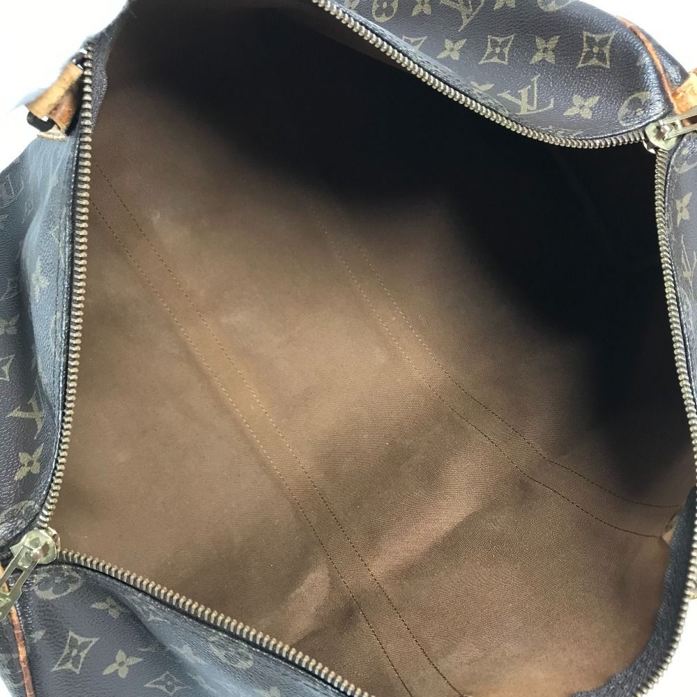 Louis Vuitton Boston Bag Keepall Bandouliere 50 Monogram Canvas Brown — view 5